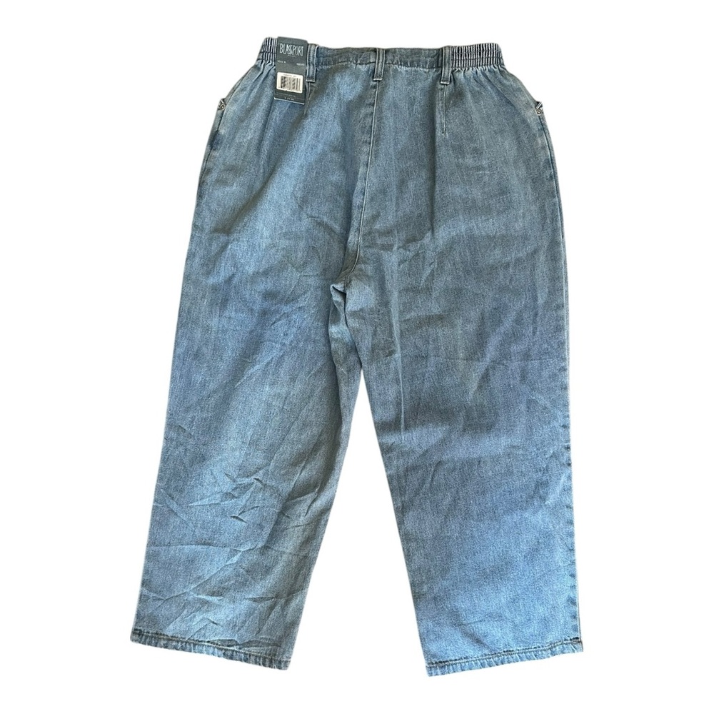 Bill Blass Women’s Denim Capris – Blue, Size 8 (NWT - Picture 3 of 11